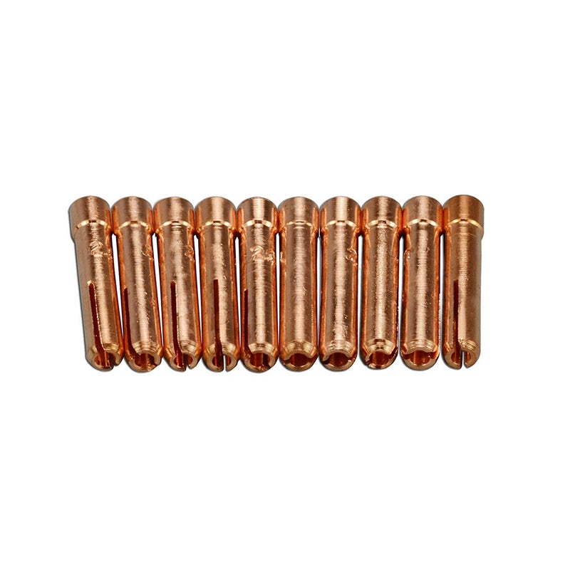 RIVERWELD TIG Collets 13N23 3/32" & 2.4mm Orifice Fit DB PTA SR WP 9 20 25 TIG Welding Torch Pack of 10 - Image 1